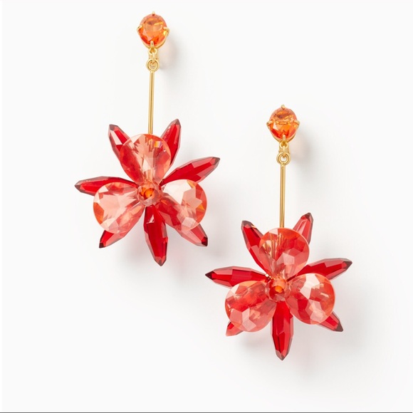kate spade Jewelry - NWT Kate Spade Blooming Brilliant Drop Earrings